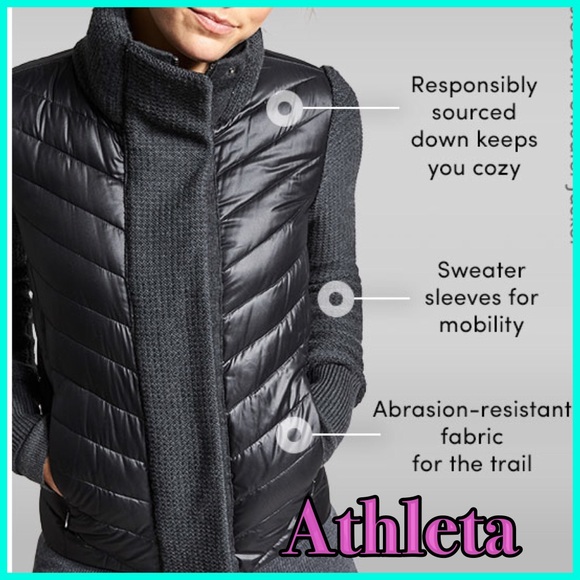 Athleta Jackets & Blazers - 💥SAVE $100 💥New Athleta Responsible/Down Jacket